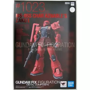 MS-05S Char's Zaku I Gundam Fix Figuration Metal Composite TAMASHII NATIONS - Bild 1 von 3