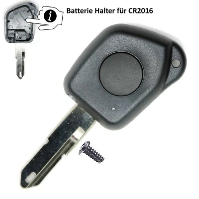 1 Botón Infrarrojo Radio Llave Repuesto Carcasa y Espacio en Blanco Peugeot 106 306