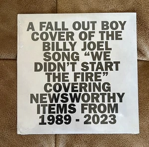 *SHIPS NOW* FALL OUT BOY WE DIDN'T START THE FIRE 7" LIMITED VINYL - Picture 1 of 2
