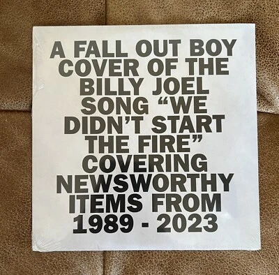 *SHIPS NOW* FALL OUT BOY WE DIDN'T START THE FIRE 7" LIMITED VINYL - Image 1 of 2
