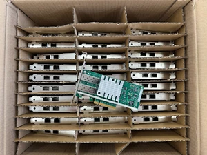 Genuine Intel X520-DA2 Dual port 10GB SFP+ PCIe with full height and low bracket - Picture 1 of 2