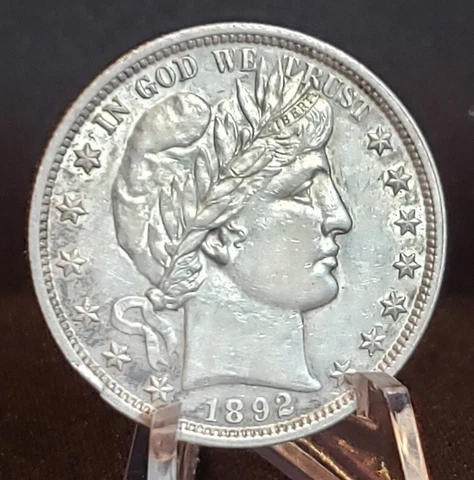 1892 Barber Half Dollar. YOU GRADE IT Cover