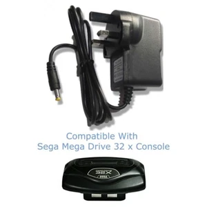UK Seller 10V Power Supply PSU 3 Pin UK Plug For SEGA Megadrive 32X Console - Picture 1 of 1