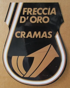 ADESIVO/STICKER/AUFKLEBER "CRAMAS - FRECCIA D'ORO" - Accessori Moto - Anni '80 - Bild 1 von 1