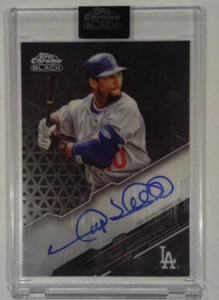 2020 Topps Chrome Black Chrome Black Auto Gary Sheffield #CBA-GS Auto sealed - Picture 1 of 2