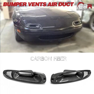 Front Turn Singal Indicator Air Intake For Mazda MX5 Miata NA 89-97 Carbon 2PCS - Image 1 of 4