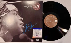 LAURYN HILL SIGNED “MTV UNPLUGGED 2.0” VINYL ALBUM KANYE AUTOGRAPH - PSA/DNA COA - Picture 1 of 2