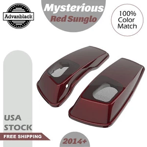 Tapas de altavoz alforja Mysterious Red Sunglo 6x9 para Harley Davidson Touring 14+ - Imagen 1 de 13