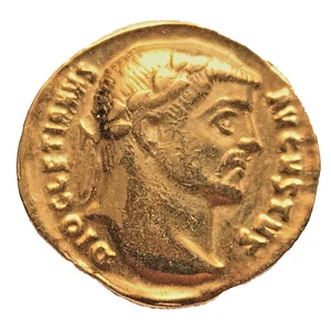Solidus, Diocletianus Augustus. copia moderna in oro Au 917. peso 4,61 grammi - Imagen 1 de 8