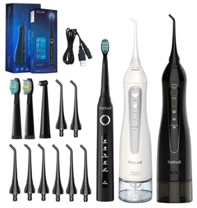 Fairywill Water Flosser Teeth Water Pick Oral Irrigator Plackers Dental Flossers - Picture 1 of 60