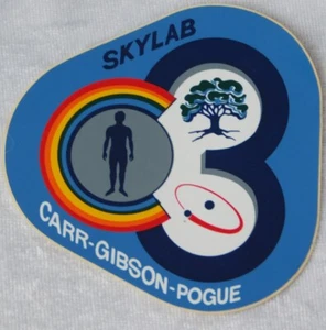 VTG 1972 APOLLO SKYLAB Mission NASA Official Issued Sticker Decal - Picture 1 of 2
