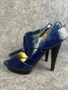 Steve Madden Izabel High Heels Women's 8 Blue Thick Straps Stilettos - Picture 1 of 8