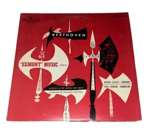 WESTMINSTER 1954 RED Beethoven LASZLO Egmont SCHERCHEN Liewehr WL-5281 - Picture 1 of 6