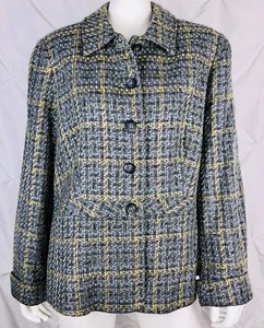 Avenue Women's Blazer Size 14/16 Collar Jacket Lined Cuffed Sleeves - Picture 1 of 10