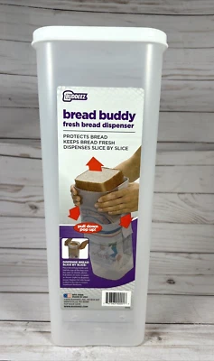 Contenedor de almacenamiento dispensador de pan fresco Buddeez Buddy tamaño sándwich Foto 1 de 3