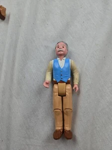 FISHER PRICE Loving Family Dream Dollhouse GRANDPA Grandfather Man in VEST - Picture 1 of 3