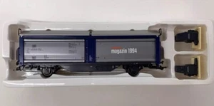 HO Scale Marklin Sliding Door Wagon Model Train 84633 Magazin 1994. - Picture 1 of 6