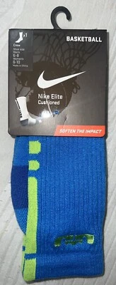 Nike Basketball LeBron Elite Crew Basketball Socks MEDIUM Men 6-8 Women 6-10 - Image 1 of 4