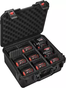 Storage Case for Milwaukee M18 M12 Battery Waterproof Power Tool Box Storage Bag - Picture 1 of 9