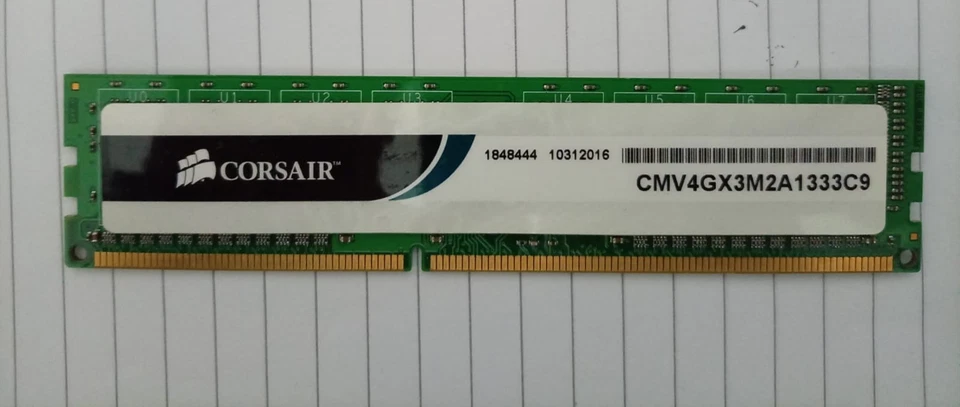 Corsair 2GB DDR3 PC3-10600H 1333MHz Ram (Desktop Memory) - Image 1 of 1