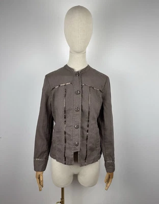 Chaqueta de lino Orvis para mujer talla 8 Foto 1 de 4