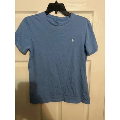 Polo Ralph Lauren Kids Blue Custom Fit Cotton T-Shirt Size S - Image 1 of 4