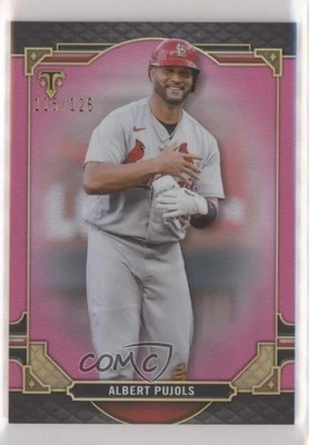 2022 Topps Triple Threads Tourmaline /125 Albert Pujols #71 - Image 1 of 2