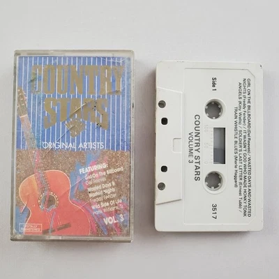 Country Stars Vol 3 Audio Music Cassette Tape Creative Sounds Merle Haggard VTG Foto 1 de 4