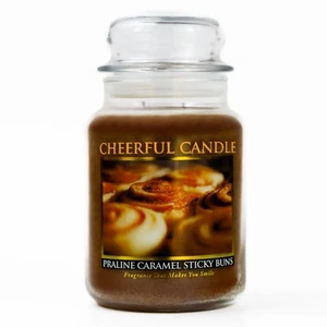 — Praline Caramel Sticky Buns - 24oz großes Duftkerzenglas mit Deckel - Käse... - Bild 1 von 8