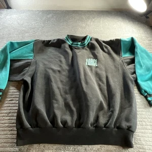 Vintage Nike Force Sweatshirt Herren L oder XL türkis bestickt 90er - Bild 1 von 8