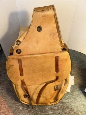 BOLSAS DE SILLÍN DE CUERO VINTAGE, PARA CABALLO Foto 1 de 4