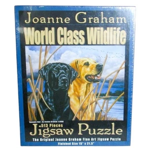 Joanne Graham Puzzle Dynamic Duo Labrador Retriever 513 Teile 15 x 21 Zoll - Bild 1 von 2