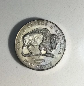 Bison 2005 Jefferson Nickel (1 Münze) aus Stempelglanz Rolle - Bild 1 von 2