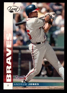 2002 Leaf Baseball #55 - Andruw Jones - Atlanta Braves 02-292 - Foto 1 di 2