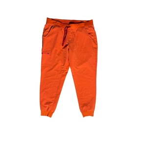 FIGS Collezione Tecnica XL Arancione Jogger Scrub Pantaloni Abbigliamento Medico - Foto 1 di 10
