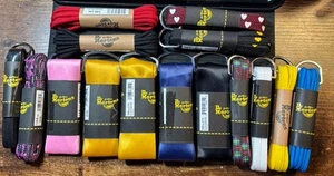 Doc Martens 15 X Authentic BNWT Laces Silk Patterned Job Lot Dr Jadons UK - Picture 1 of 8