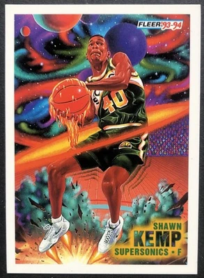 Shawn Kemp 1993 Fleer Pro Vision #233 NBA Seattle Supersonics “Sonic Youth” - Image 1 of 2