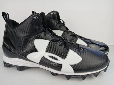 UNDER ARMOUR Fierce Phantom Mid MC Football shoes Men's Size US 15 #1283304-001  - Image 1 of 4