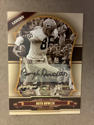 2007 Donruss Classics Significant Signatures -38/100 Boyd Dowler #125 Autograph - Image 1 of 2