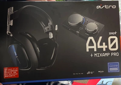 Logitech G ASTRO A40 TR Gaming Headset with MixAmp Pro TR A40TR-MAP-002r Mic - Image 1 of 4