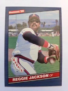 Donruss Reggie Jackson 1986 #377 casi nuevo - Imagen 1 de 1