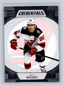 2022-23 Upper Deck Credentials #49 Jack Hughes New Jersey Devils - Bild 1 von 2