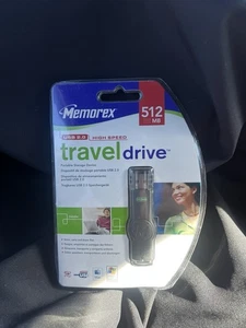 Nuevo dispositivo de almacenamiento portátil Memorex USB 2.0 unidad de viaje de alta velocidad 512 MB - Imagen 1 de 2