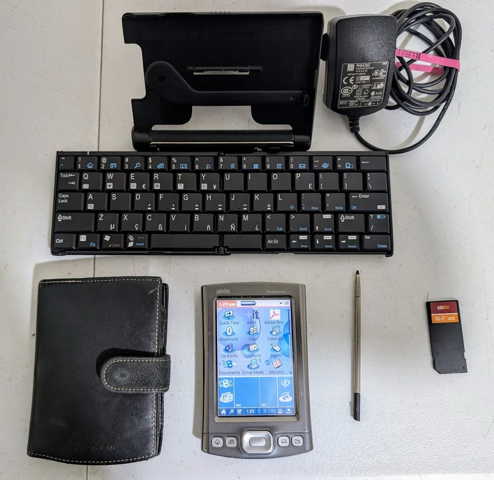 PalmOne Tungsten T5 Handheld PDA + Accessories  - image 1 of 3