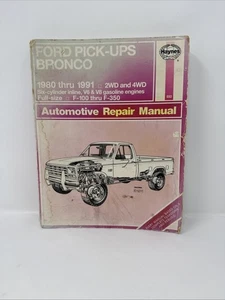 Haynes 880 Ford Pick-Ups Bronco 1980 Thru 1991 Automotive Repair Manual - Bild 1 von 7