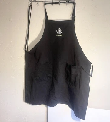 星巴克黑色围裙咖啡大师咖啡师均码可调节  — 第 1/3 张图片