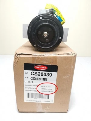 Delphi AC Compressor 02-25 Yukon Sierra Silverado Escalade Avalanche MADE in USA - Image 1 of 4