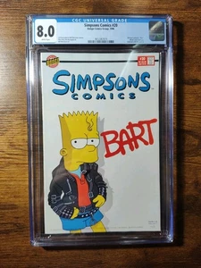 1996 Simpsons Comics #20 CGC 8.0 - Picture 1 of 2