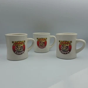 WAFFLE HOUSE LOGO CERAMIC COFFEE MUG x3 - Picture 1 of 5