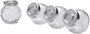 IKEA RAJTAN 5 oz. Glass Spice Jars / Organizers #2741 - Lot of Two 4-Packs - Imagen 1 de 3
